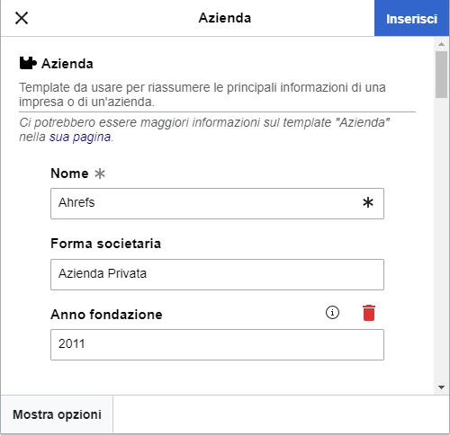 infobox